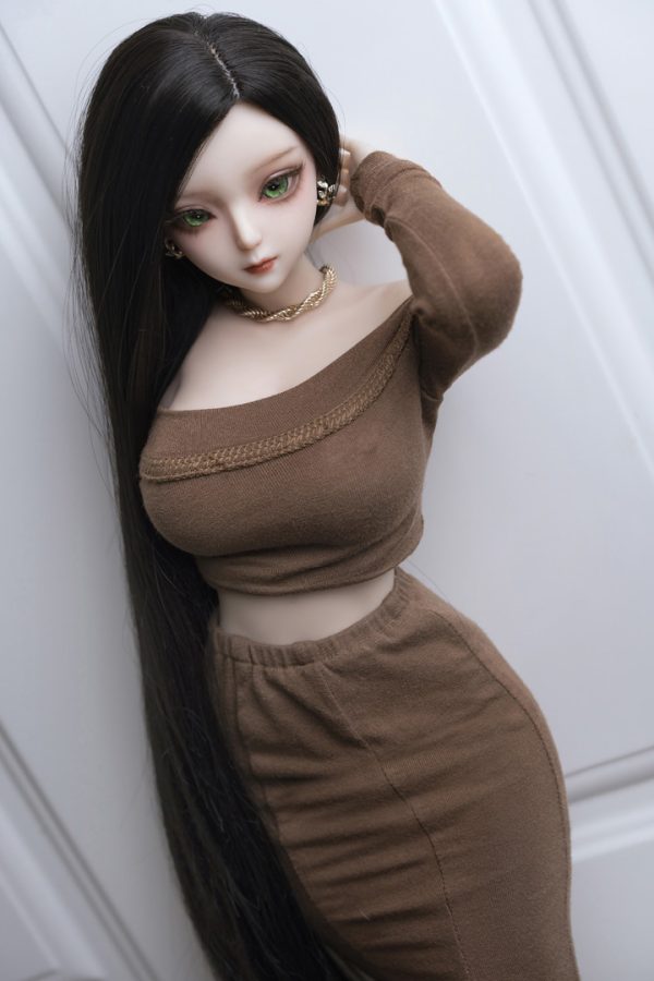 Luna 60cm Asian Love Doll made of medical-grade TPE with stainless steel frame
