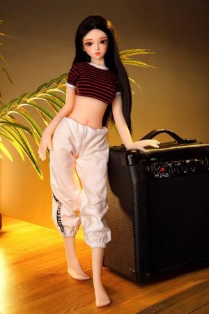 60cm Realistic Companion Doll Mia with Long Hair and Soft TPE Body