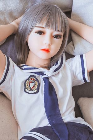 Ella 128cm slim-body mini sex doll with realistic proportions