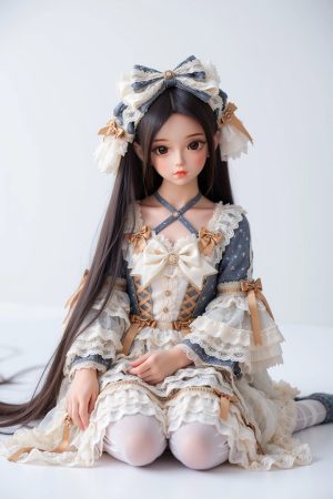 Cheryl 60cm maid cosplay TPE doll with petite proportions